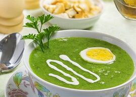 protein diyetinde kremalı çorba