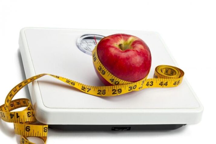 protein diyetinde kilo kaybı için elma